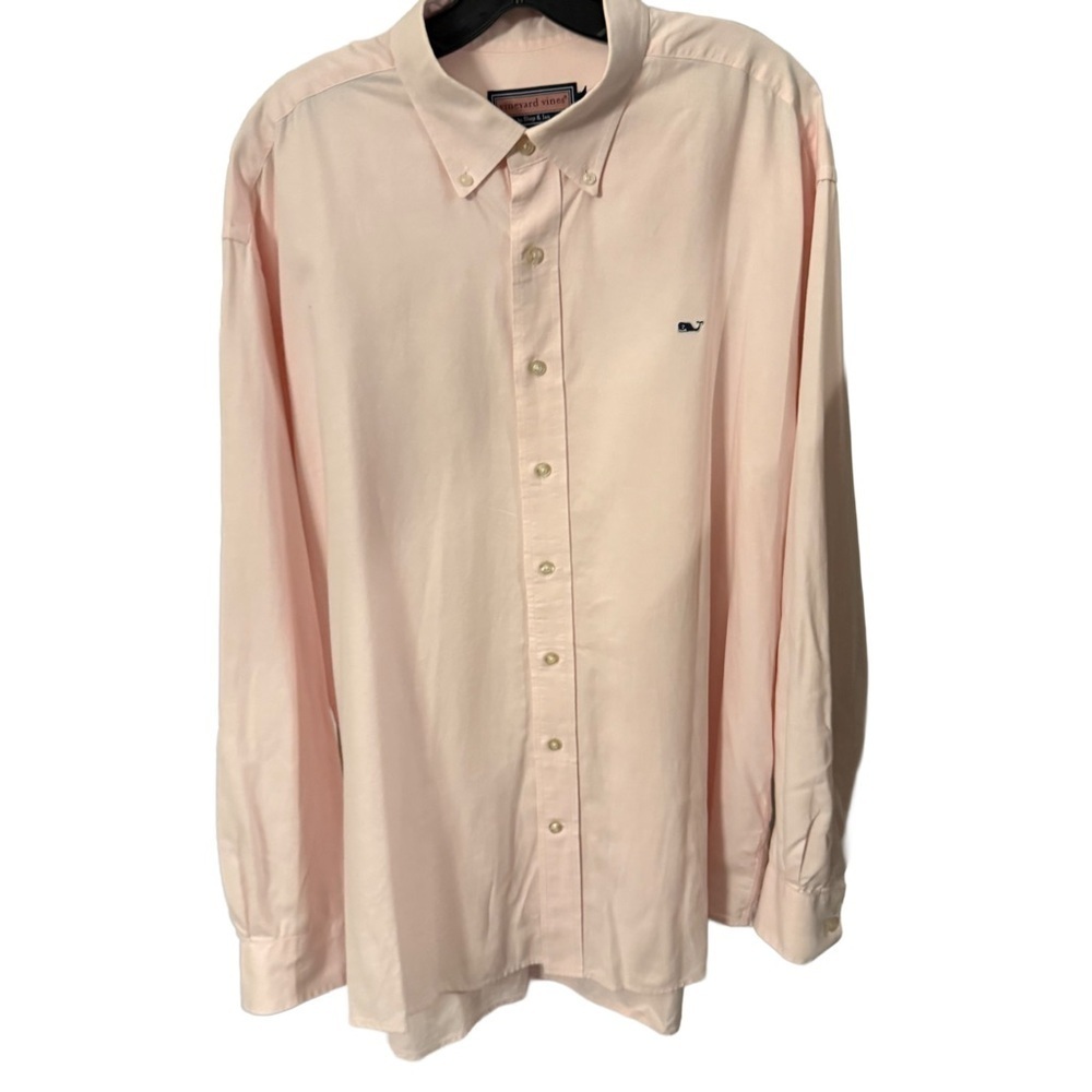 Vineyard Vines Men’s Whale Oxford Shirt Button Down Pink Sz XL Excellent!!